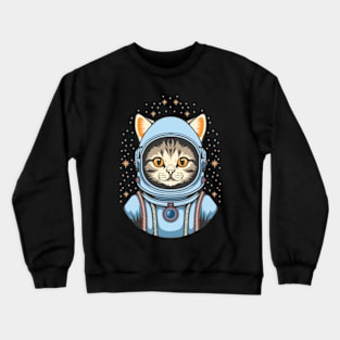 The Astronaut Cat Crewneck Sweatshirt